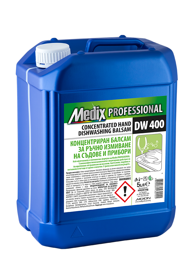 Медикс препарат за ръчно измиване на съдове и прибори момина сълза 5L
