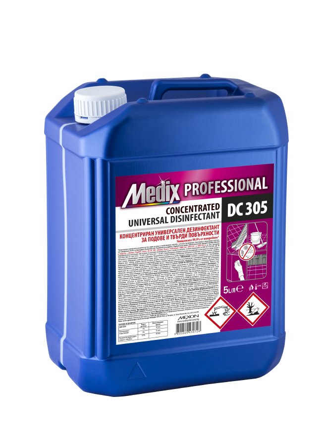 Медикс универсален дезинфектант за подове и твърди повърхности 5L
