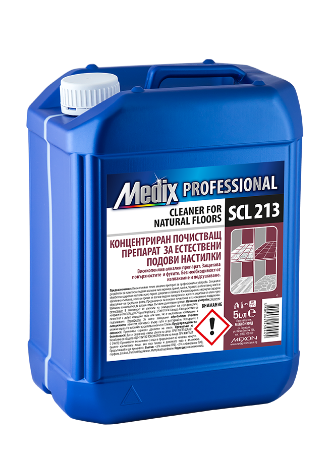 Медикс концентриран почистващ препарат за естествени подови настилки 5L