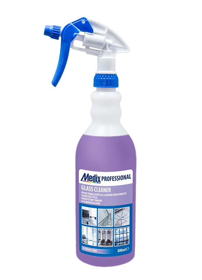 Медикс профи препарат за почистване на стъкла и гладки повърхности с помпа  0.800ml