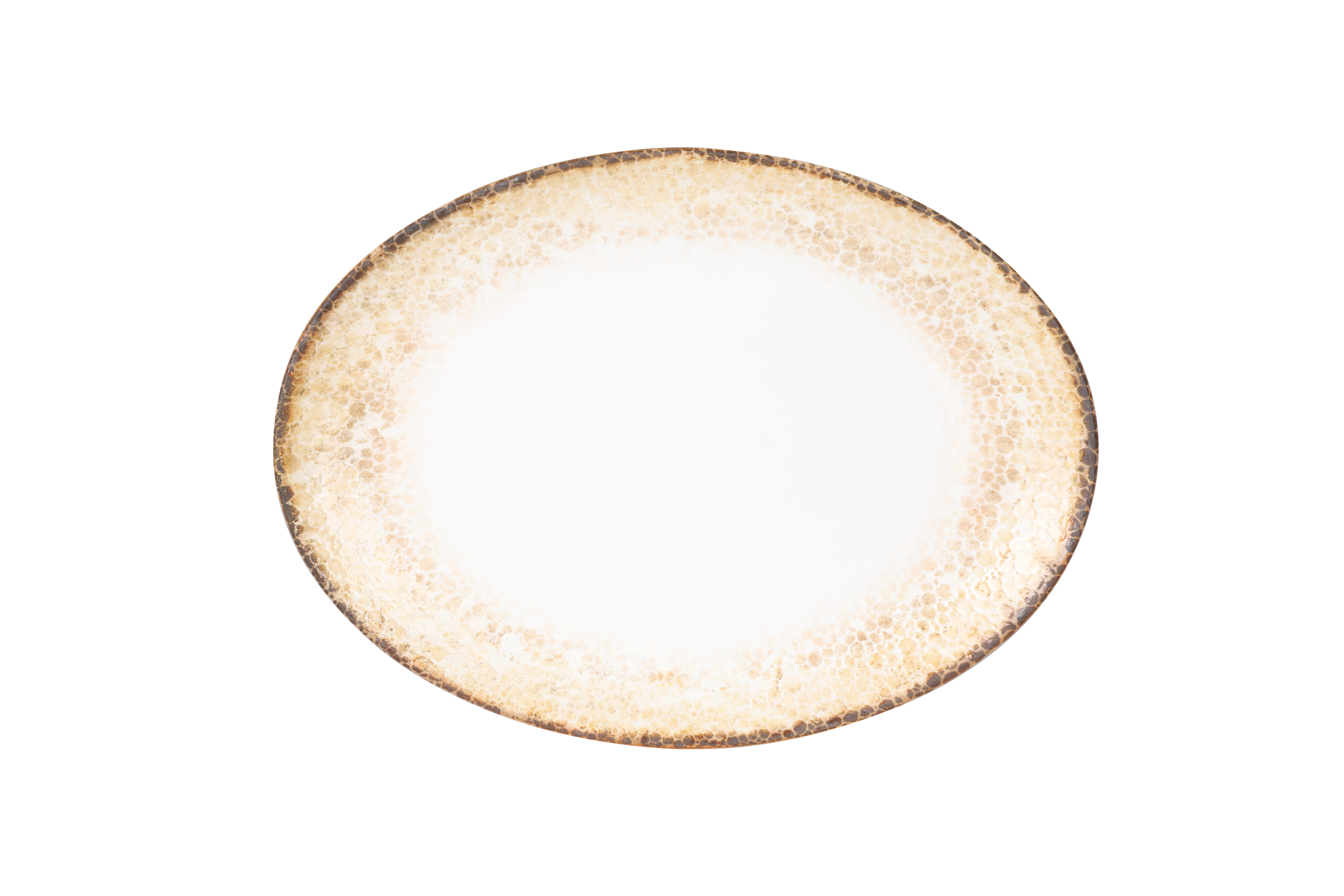Rust Brown овално плато 36cm - Kütahya