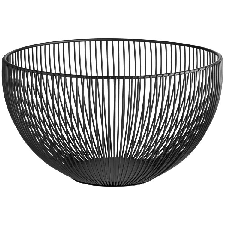 Vega Fraser панер за хляб или плодове черен Ø25cm