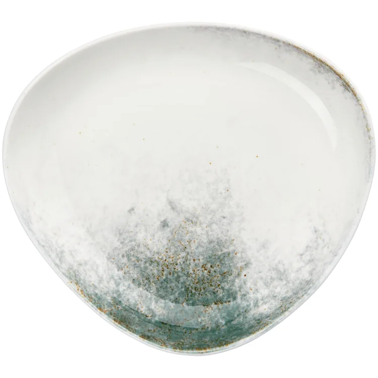 Vega Purior White/ Teal дълбока чиния 24.5/22cm