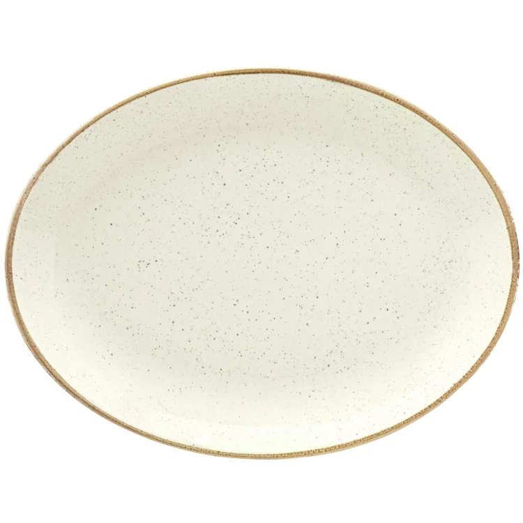 Vega Sidina beige овално плато 24/18cm