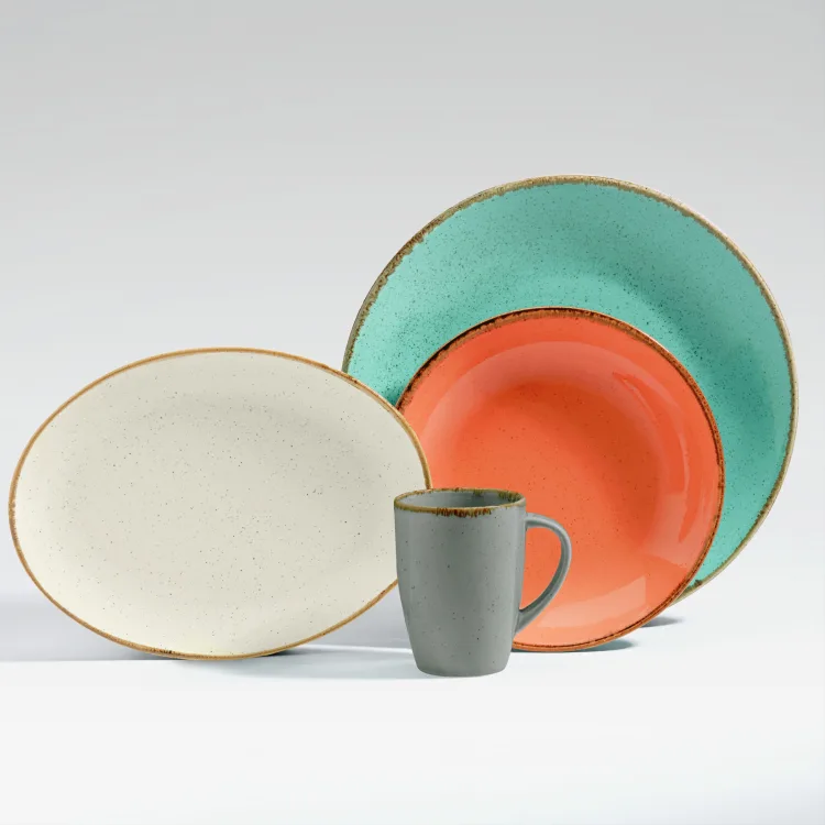 Vega Sidina beige овално плато 24/18cm