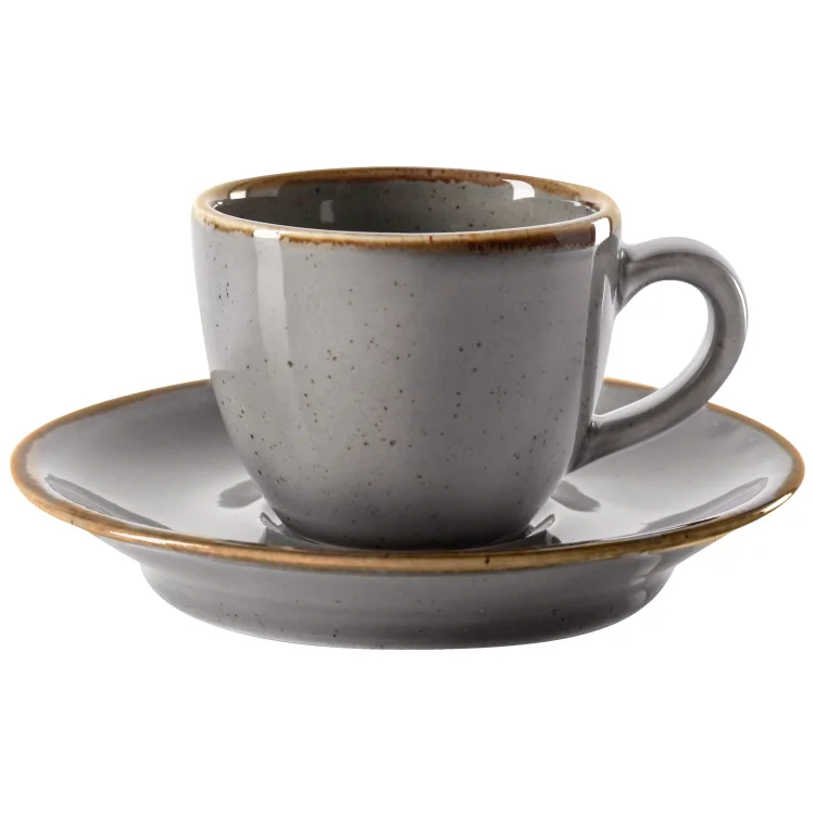 Vega Sidina grey чинийка за чаша за кафе 80ml/ 12cm