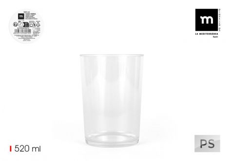 La Mediterranea поликарбонатна чаша за бира 520ml