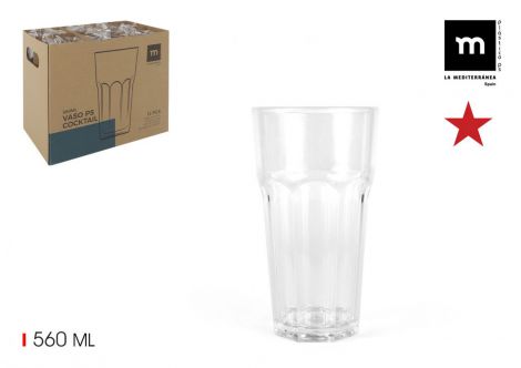 La Mediterranea поликарбонатна чаша за безалкохолни и коктейли 560ml