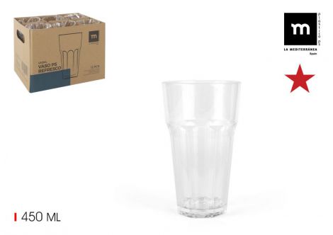  La mediterranea поликарбонатна чаша за вода 450ml