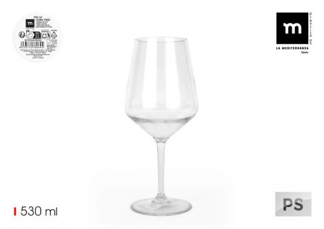  La mediterranea поликарбонатна чаша за вино 430ml