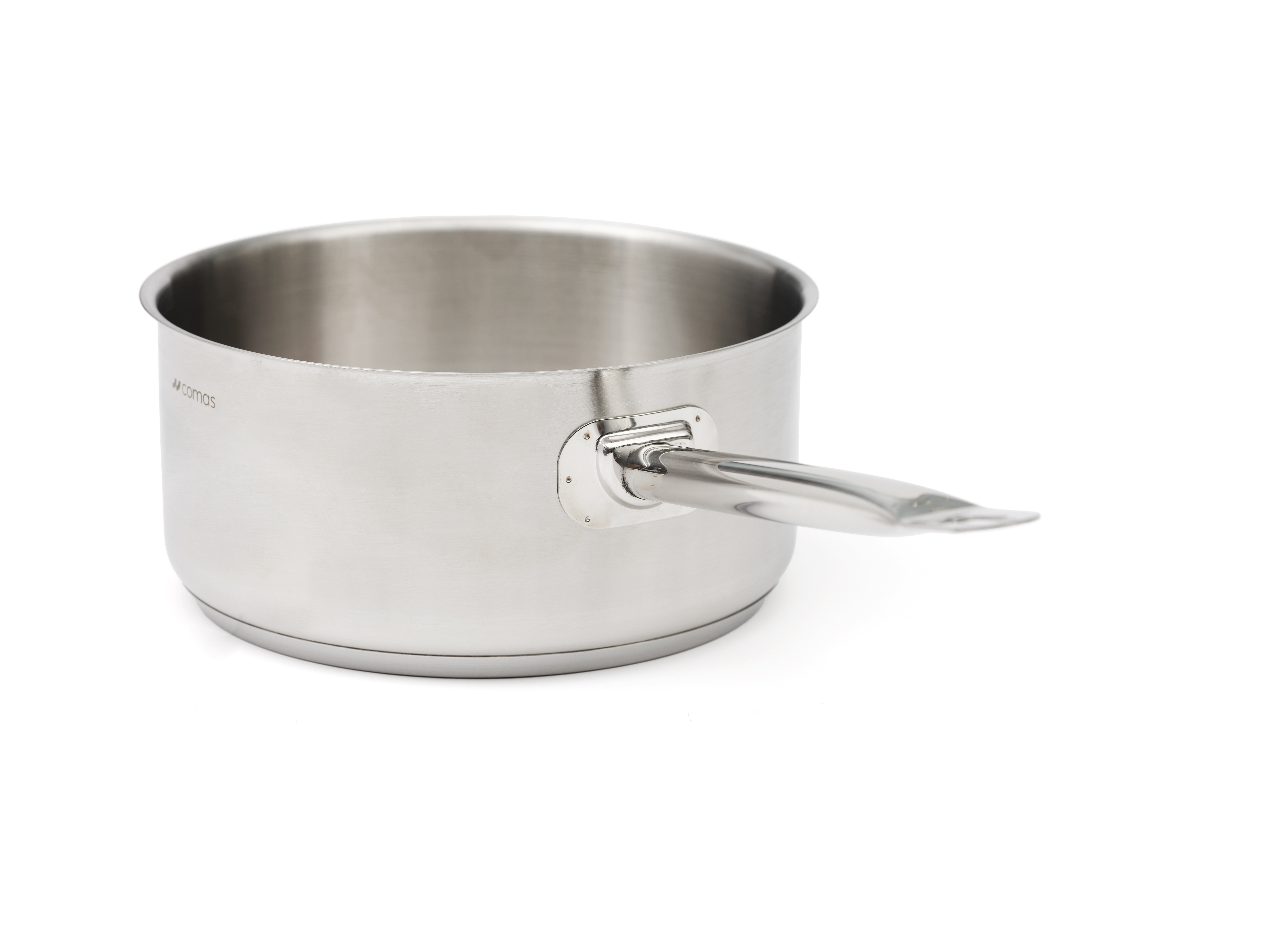 Професионална ниска касерола без капак MAGNA EXPERT от неръждаема стомана Ø20cm 3.3L - Comas