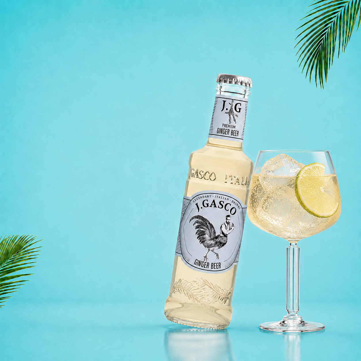 J.GASCO Ginger beer 200ml – натурална газирана напитка за коктейли и освежаване