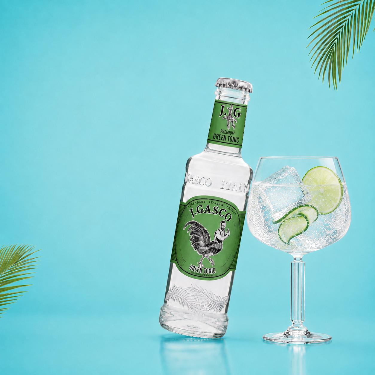 J.GASCO Green Tonic 200ml – натурална газирана напитка за коктейли и освежаване