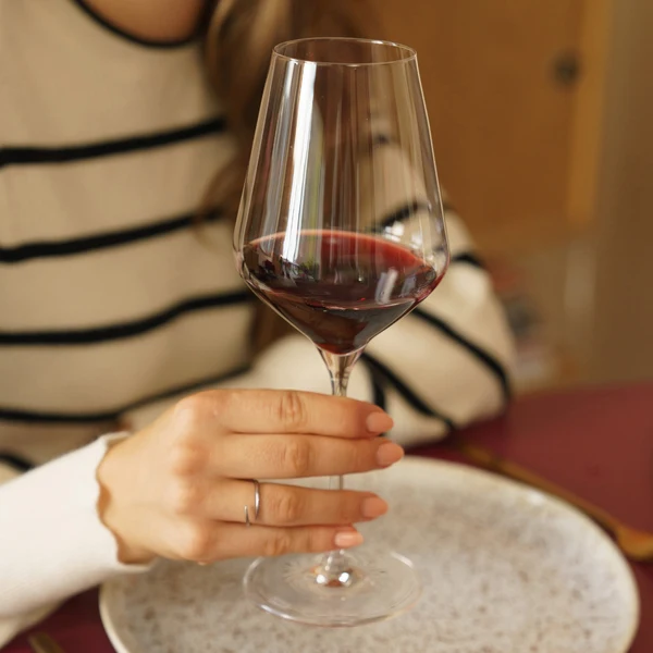 Сет кристални чаши за червено вино 2бр 570ml Quatrophil