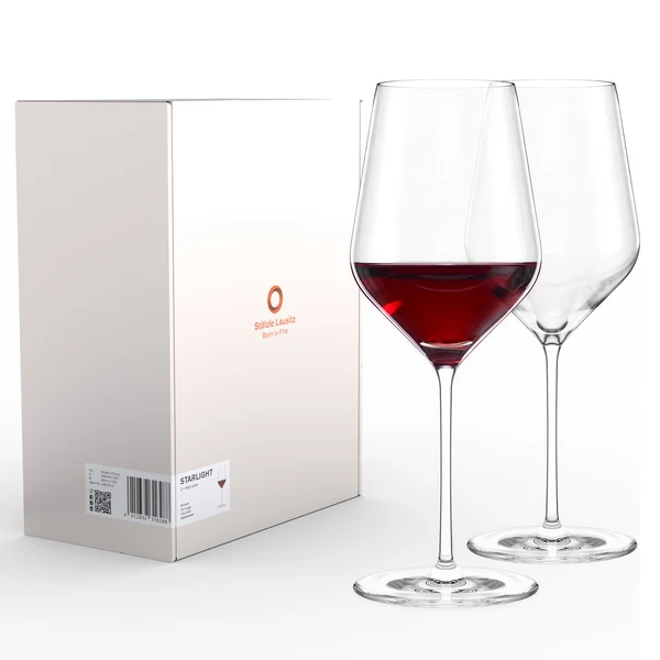 Сет кристални чаши за червено вино 2бр 510ml Starlight